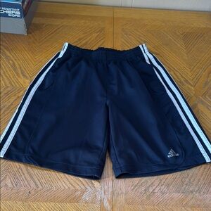 Adidas Navy Blue Athletic Shorts
